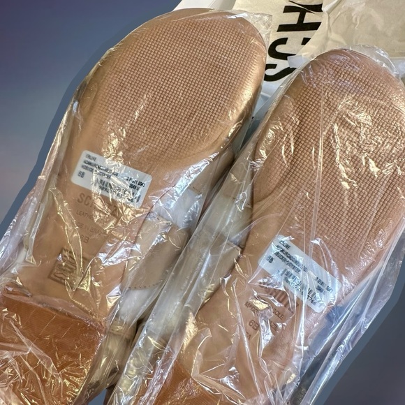 NWT SCHUTZ ‘Erlina’ Lace Up Gladiator Sandals in “Oyster” Nubuck Leather Size 6 - Picture 8 of 8